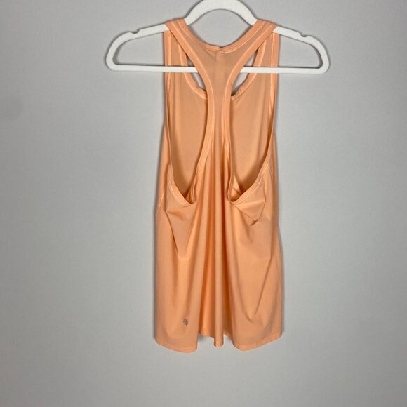 Athleta Ultimate Tank Top Racerback Orange Active Womens M UPF Sweat Wicking - Picture 5 of 7